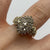 Diamond Art Deco Cluster Baguette Cut Ornate Ring 10ct 10k Yellow Gold - Size K