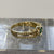 Emerald .70ct East West Bezel Set & Diamond Ring 18ct Yellow Gold - Size Q