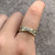 Diamond Channel Set Crossover Ring 9ct 9k Yellow Gold - Size M 1/2