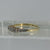 Antique Four Diamond .25ct Platinum Set Ring 18ct 18k Yellow Gold - Size Q 1/2