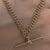 T-Bar Curb Chain Necklace 9ct 9k Yellow Gold - 22" Inches