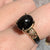 Unique Scapolite Cat's Eye Solitiare Ring 9ct 9k Yellow Gold  - Size N