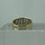 Diamond Greek Key Cut Out Ornate Band Ring 9ct 9k Yellow Gold - Size P