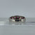 Ruby & Diamond Band Ring 9ct White Gold - Size N