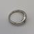 Diamond Bypass Ring 9ct 9k White Gold - Size M