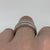 Unique Diamond Claw Set Band Ring 9ct 9K White Gold - Size K