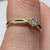 Diamond Solitaire Engagement Ring 9ct 9k Yellow Gold  - Size O