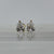 Pear Cut Cubic Zirconia Earrings 9ct 9k Yellow Gold