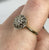 Diamond Illusion Cluster Ring 9ct 9k Yellow Gold  - Size O