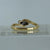 Diamond Trilogy Bypass Ring 18ct 18k Yellow Gold  - Size M