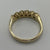 Five Stone CZ Band Ring 9ct 9k Yellow Gold - Size O