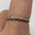 Diamond Half Eternity Scalloped Ring 9ct 9k White Gold - Size M