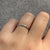 Wedding Band Ring 2.15mm 9ct 9k White Gold  - Size i 1/2