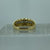 Diamond Channel Set Heart Cut Out Band Ring 18ct 18k Yellow Gold  - Size N