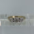 Diamond .25ct Trilogy Three-Stone Ring 9ct 9k Yellow Gold - Size Q