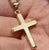 Cross Pendant 9ct 9k Yellow Gold