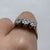 Diamond .25ct Trilogy Three-Stone Ring 9ct 9k Yellow Gold - Size Q