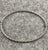 Twisted Minimal Italian Hinged Bangle Bracelet 9ct 9k White Gold