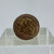 St George 1/2 Sovereign Coin Ring Bark Finishing 22ct 22k Yellow Gold  - Size U