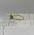 Diamond Trilogy Bypass Ring 9ct 9k Yellow Gold - Size I 1/2