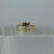 Antique Diamond Twist Platinum Set Ring 18ct 18k Yellow Gold - Size H