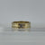 Solitaire Diamond Band Ring 9ct 9k Yellow Gold - Size L