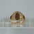 American 1933 'GC' Class Collage Pinky Ring 10ct 10k Yellow Gold - Size J 1/2