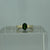 Tsavorite Green Garnet Solitaire Ring 9ct 9k Yellow Gold - Size N