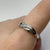 Diamond Crossover Twist Channel Set Ring 9ct 9k White Gold - Size O