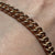 Antique Old Rose Gold T Bar Pendant Albert Chain Bracelet 9ct Stamped Links - 8"