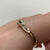 Diamond Crossover Twist Ring 9ct 9k Yellow Gold  - Size O