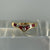 Ruby & Diamond Wishbone Channel Set Ring 18ct 18K Yellow Gold - Size P 1/2