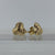 Gold Knot Stud Earrings 9ct Yellow Gold