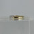 Diamond Pave Set Half Eternity Ring 9ct 9k Yellow Gold - Size N 1/2