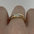 Ruby & Diamond Unique Channel Set Ring 9ct Yellow Gold - Size N