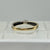 Diamond .15ct Solitaire Two Tone Ring 9ct 9k Yellow Gold - Size K