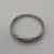 Diamond Wishbone Pave Band Ring 9ct 9k White Gold - Size S 1/2