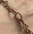 Stars and Bars Chain Necklace 9ct 9k Rose Gold - 20" Inches