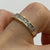 Diamond .10ct Half Eternity Band Ring 9ct 9k Yellow Gold - Size L