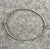 Twisted Minimal Italian Hinged Bangle Bracelet 9ct 9k White Gold