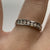 Diamond .25ct Channel Set Half Eternity Ring 18ct 18K White Gold - Size J