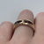 Garnet Channel Set Band Ring 9ct 9K Yellow Gold - Size M