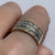 Diamond 3 Row Band Ring 9ct 9k Yellow Gold  - Size O