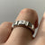 Diamond Five Stone Flush Set Band Ring 9ct 9K White Gold - Size L