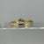 Diamond Two Stone Toi Et Moi Ring 18ct 18k Yellow Gold - Size N 1/2