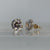 Cubic Zirconia 2ct Stud Earrings 9ct 9k Yellow Gold