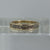 Champagne Diamond .25ct Half Eternity Band Ring 9ct 9k Yellow Gold - Size L 1/2