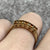 Madeira Citrine Five Stone Stacking Ring 9ct 9k Yellow Gold  - Size K 1/2