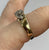 Diamond Cluster Foliate Accents Ring 9ct 9k Yellow Gold  - Size O