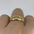 Antique 1902 Old Cut Diamond .10ct Ring 18ct 18k Yellow Gold - Size M